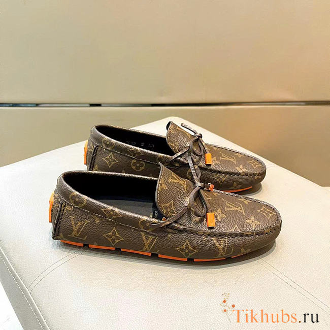 Louis Vuitton LV Driver Brown Moccasins Sneaker - 1