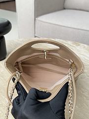 Chanel Mini 31 Bag Beige Leather 23x22x5.5cm - 3