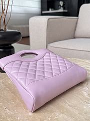 Chanel Mini 31 Bag Light Purple Leather 23x22x5.5cm - 6