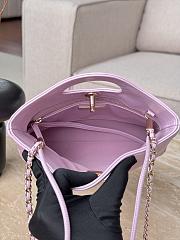 Chanel Mini 31 Bag Light Purple Leather 23x22x5.5cm - 4