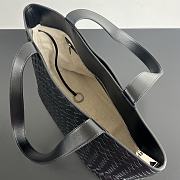 Bottega Veneta Avenue Intrecciato Black Tote Bag 35x44x17cm - 6
