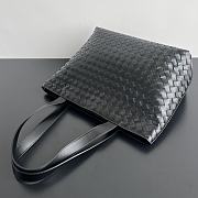 Bottega Veneta Avenue Intrecciato Black Tote Bag 35x44x17cm - 4