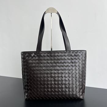 Bottega Veneta Avenue Intrecciato Brown Tote Bag 35x44x17cm