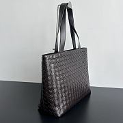 Bottega Veneta Avenue Intrecciato Brown Tote Bag 35x44x17cm - 6