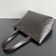 Bottega Veneta Avenue Intrecciato Brown Tote Bag 35x44x17cm - 5