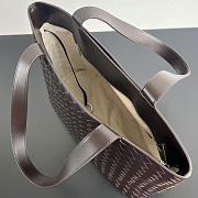 Bottega Veneta Avenue Intrecciato Brown Tote Bag 35x44x17cm - 3