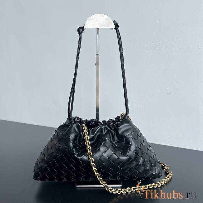 Bottega Veneta LV Dustbag Notte Black Bag 33x19x8cm - 1