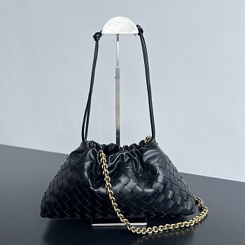 Bottega Veneta LV Dustbag Notte Black Bag 33x19x8cm