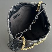 Bottega Veneta LV Dustbag Notte Black Bag 33x19x8cm - 4