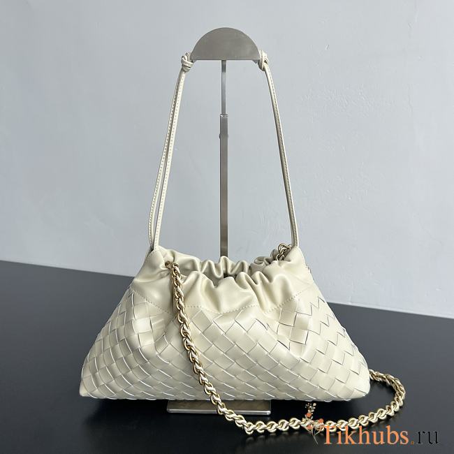 Bottega Veneta LV Dustbag Notte White Bag 33x19x8cm - 1