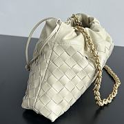Bottega Veneta LV Dustbag Notte White Bag 33x19x8cm - 4