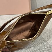 Miu Miu Mini Bag Brown Naplak 18x14x11cm - 4