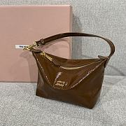 Miu Miu Mini Bag Brown Naplak 18x14x11cm - 3