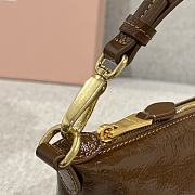 Miu Miu Mini Bag Brown Naplak 18x14x11cm - 2
