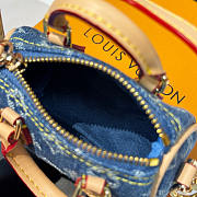 Louis Vuitton LV Murakami Micro Speedy Denim Cherry - 4