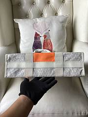 Goyard Grey Goyardine Canvas Leather Tote 45x16x32cm - 4