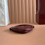 Gucci Marmont Heart Shape Bag Red Wine 13.5x11.5x2.5cm - 6