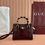 Gucci Diana Small Red Tote Bag 20x16x10cm - 1