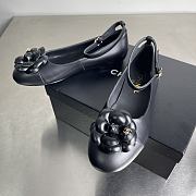 Chanel Black Ballerina Flats - 4