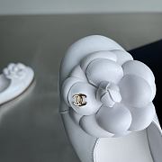 Chanel White Ballerina Flats - 4