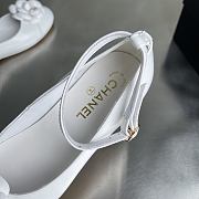 Chanel White Ballerina Flats - 3