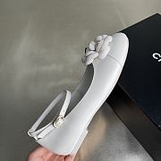 Chanel White Ballerina Flats - 2