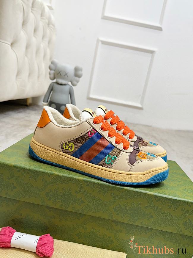 Gucci Screener Orange Sneaker - 1
