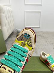 Gucci Screener Pink Green Sneaker - 5