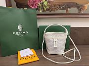 Goyard Petit Flot Mini White Bucket Bag 17.5x12x10cm - 1