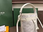 Goyard Petit Flot Mini White Bucket Bag 17.5x12x10cm - 6