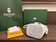 Goyard Petit Flot Mini White Bucket Bag 17.5x12x10cm - 4