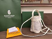 Goyard Petit Flot Mini White Bucket Bag 17.5x12x10cm - 5