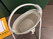 Goyard Petit Flot Mini White Bucket Bag 17.5x12x10cm - 3