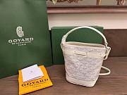 Goyard Petit Flot Mini White Bucket Bag 17.5x12x10cm - 2
