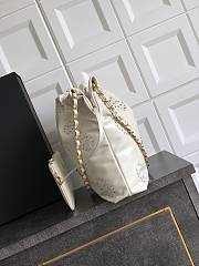 Chanel 22 Handbag Calfskin Gold White 35x37x7cm - 2