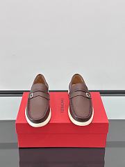 Salvatore Ferragamo Brown Loafer - 4