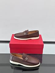 Salvatore Ferragamo Brown Loafer - 3