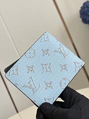 Louis Vuitton LV Wallet Blue Multiple 11.5x9x1.5cm - 2