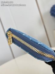Louis Vuitton LV x TM Zippy Wallet Cherry Denim 19.5x10.5x2.5cm - 5