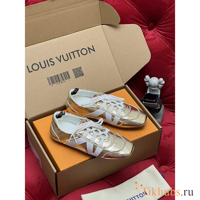 Louis Vuitton LV Sneakerina Gold Sneaker - 1