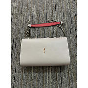 Christian Louboutin Paloma Wallet On Chain White 23x14x5cm - 3