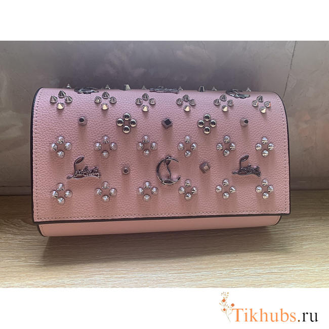 Christian Louboutin Paloma Wallet On Chain Pink 23x14x5cm - 1