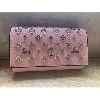Christian Louboutin Paloma Wallet On Chain Pink 23x14x5cm