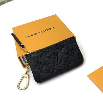 Louis Vuitton LV Key Pouch Black 12cm