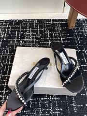 Jimmy Choo Dila 35 Black Leather Mule Sandal - 2