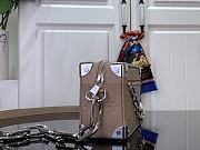 Louis Vuitton LV Mini Soft Trunk Box Beige Bag 18.5x13x8cm - 3