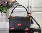 Louis Vuitton LV x TM Twist MM Black Cherry 23x16x8cm - 4