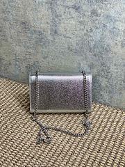 YSL Kate Small Chain Silver Bag 20x12.5x5cm - 3