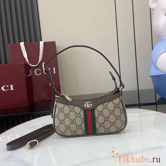 Gucci Ophidia Mini Shoulder Bag 19.5x11x3.5cm - 1