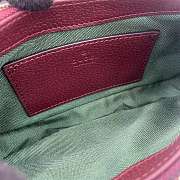 Gucci Ophidia Mini Shoulder Bag Red 19.5x11x3.5cm - 2